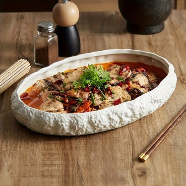 Luxury Textured Ceramic Seafood Platter